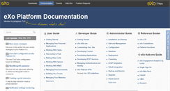 Desktop Screenshot of docs.exoplatform.org